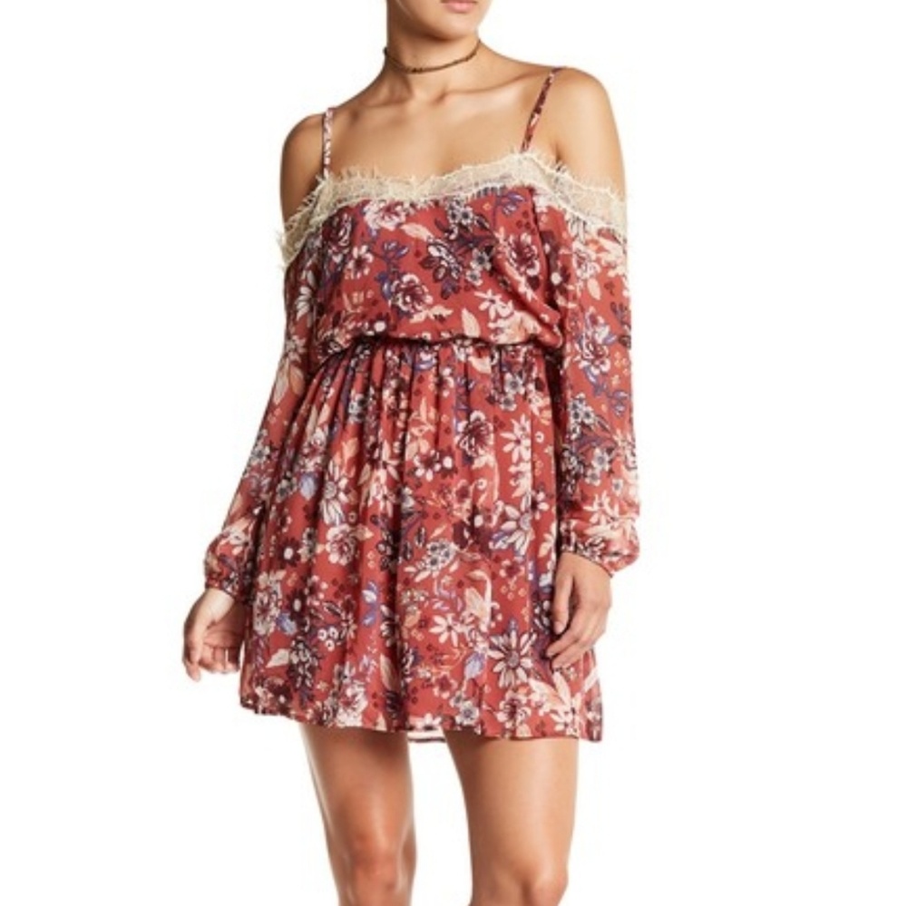 Gypsies & Moondusk Floral Dress Size M